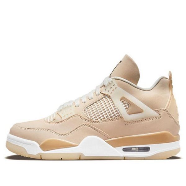 Nike Air Jordan 4 Retro Basketball Sko Til Damer Khaki