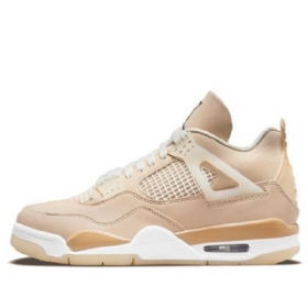 Nike Air Jordan 4 Retro Basketball Sko Til Damer Khaki