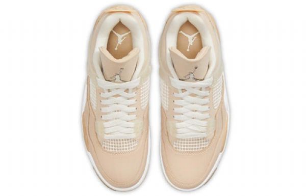Nike Air Jordan 4 Retro Basketball Sko Til Damer Khaki