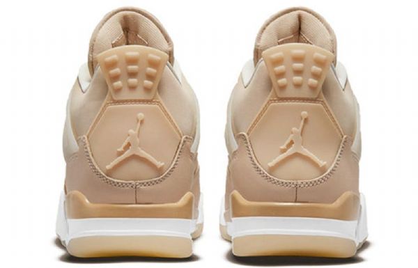 Nike Air Jordan 4 Retro Basketball Sko Til Damer Khaki