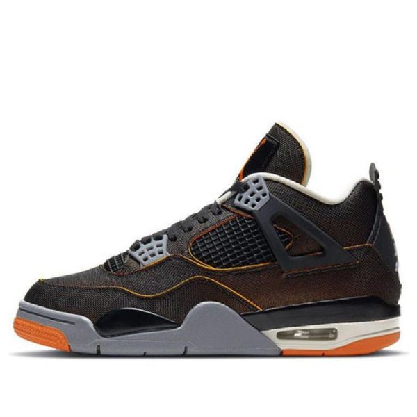 Nike Air Jordan 4 Retro Basketball Sko Til Damer Sort