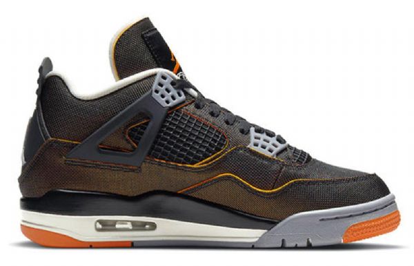 Nike Air Jordan 4 Retro Basketball Sko Til Damer Sort