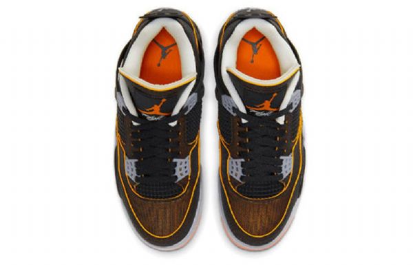 Nike Air Jordan 4 Retro Basketball Sko Til Damer Sort