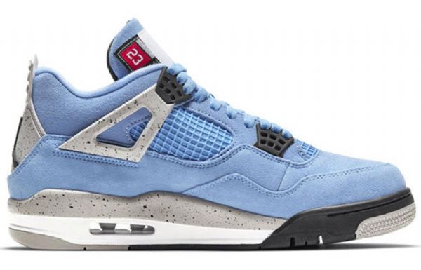 Nike Air Jordan 4 Retro Basketball Sko Til Mænd Blå