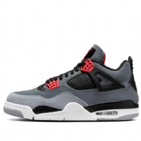 Nike Air Jordan 4 Retro Basketball Sko Til Mænd Grå