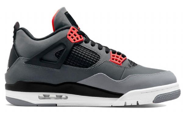 Nike Air Jordan 4 Retro Basketball Sko Til Mænd Grå