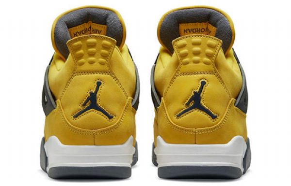 Nike Air Jordan 4 Retro Basketball Sko Til Mænd Gul