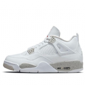 Nike Air Jordan 4 Retro Basketball Sko Til Mænd Hvid