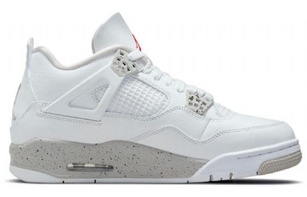 Nike Air Jordan 4 Retro Basketball Sko Til Mænd Hvid