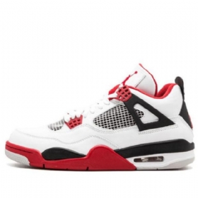 Nike Air Jordan 4 Retro Basketball Sko Til Mænd Rød