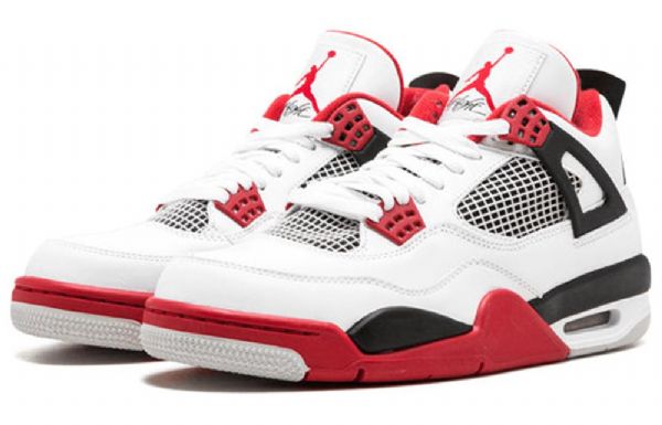 Nike Air Jordan 4 Retro Basketball Sko Til Mænd Rød