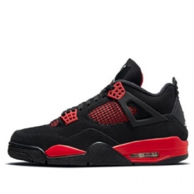 Nike Air Jordan 4 Retro Basketball Sko Til Mænd Rød