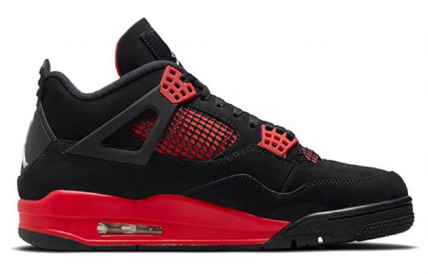 Nike Air Jordan 4 Retro Basketball Sko Til Mænd Rød