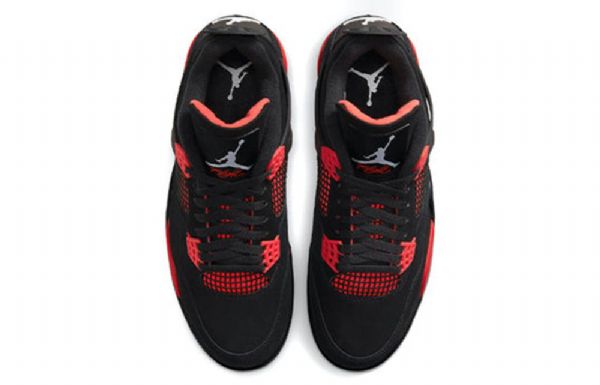 Nike Air Jordan 4 Retro Basketball Sko Til Mænd Rød