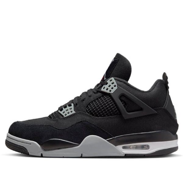Nike Air Jordan 4 Retro Basketball Sko Til Mænd Sort