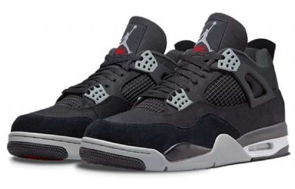 Nike Air Jordan 4 Retro Basketball Sko Til Mænd Sort