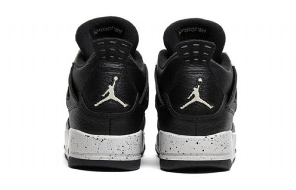Nike Air Jordan 4 Retro Bg Basketball Sko Til Mænd Sort
