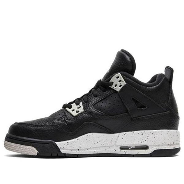 Nike Air Jordan 4 Retro Bg Basketball Sko Til Mænd Sort