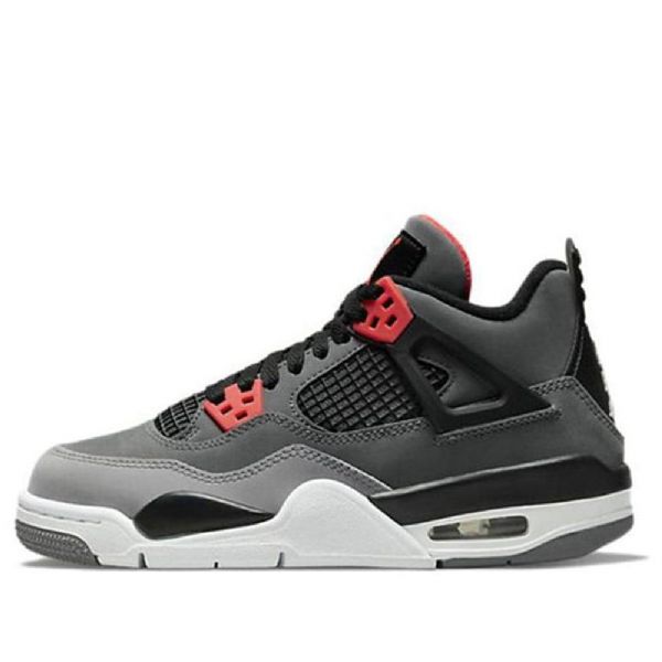 Nike Air Jordan 4 Retro Gs Basketball Sko Til Mænd Grå
