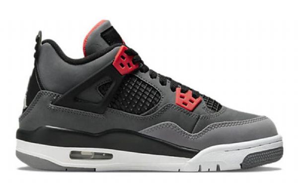 Nike Air Jordan 4 Retro Gs Basketball Sko Til Mænd Grå