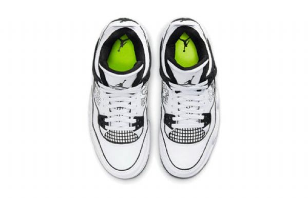 Nike Air Jordan 4 Retro Gs Basketball Sko Til Mænd Hvid