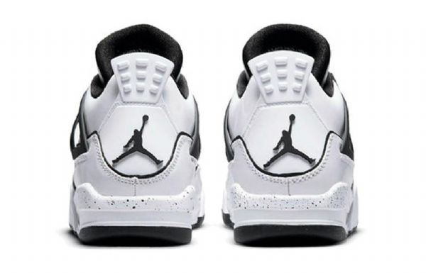 Nike Air Jordan 4 Retro Gs Basketball Sko Til Mænd Hvid