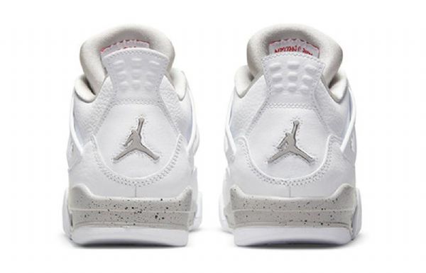 Nike Air Jordan 4 Retro Gs Basketball Sko Til Mænd Hvid