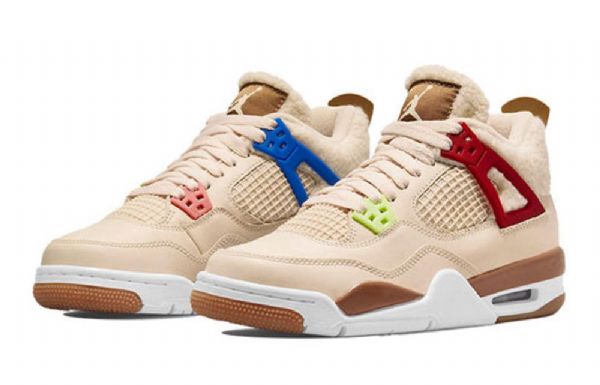 Nike Air Jordan 4 Retro Gs Basketball Sko Til Mænd Khaki