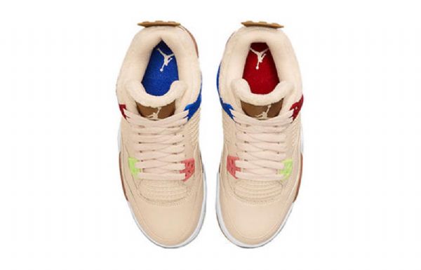 Nike Air Jordan 4 Retro Gs Basketball Sko Til Mænd Khaki
