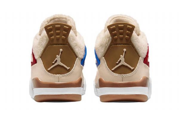 Nike Air Jordan 4 Retro Gs Basketball Sko Til Mænd Khaki