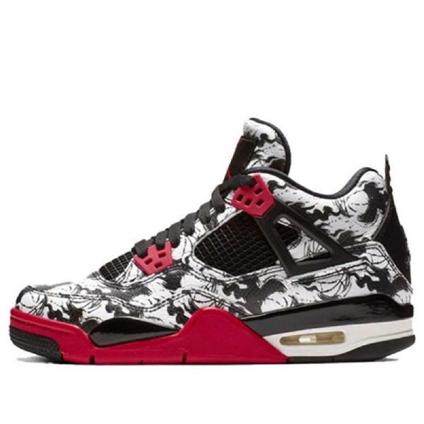 Nike Air Jordan 4 Retro Gs Basketball Sko Til Mænd Sort