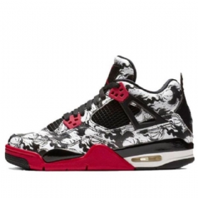 Nike Air Jordan 4 Retro Gs Basketball Sko Til Mænd Sort