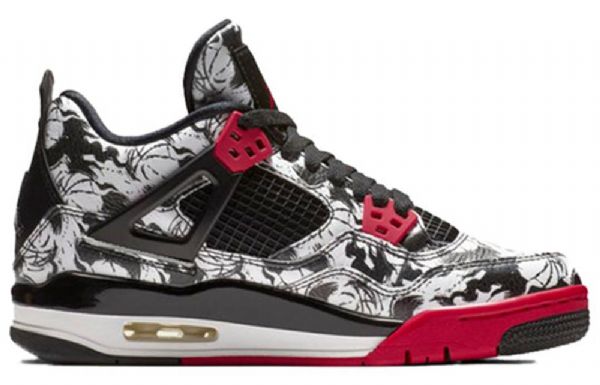 Nike Air Jordan 4 Retro Gs Basketball Sko Til Mænd Sort