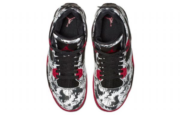 Nike Air Jordan 4 Retro Gs Basketball Sko Til Mænd Sort