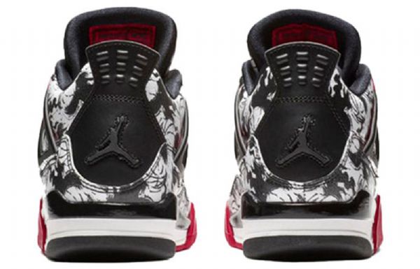 Nike Air Jordan 4 Retro Gs Basketball Sko Til Mænd Sort