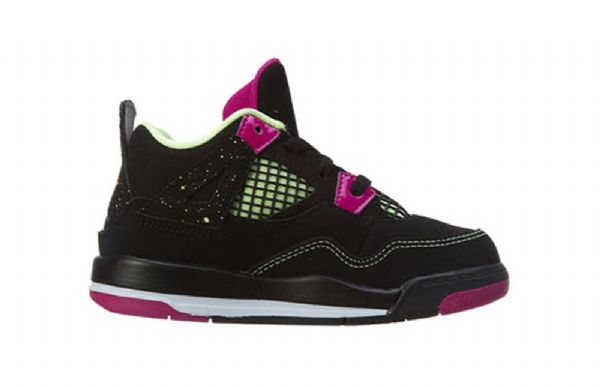 Nike Air Jordan 4 Retro Ls Td Sko Til Børn Sort