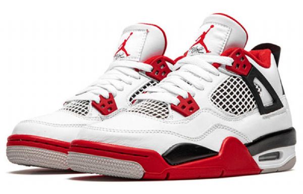 Nike Air Jordan 4 Retro Og Gs Basketball Sko Til Mænd Rød