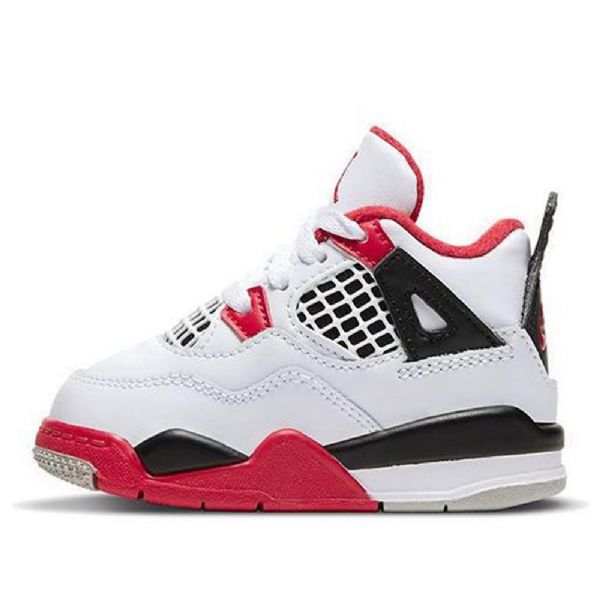 Nike Air Jordan 4 Retro Og Td Sko Til Børn Rød
