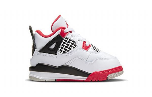 Nike Air Jordan 4 Retro Og Td Sko Til Børn Rød