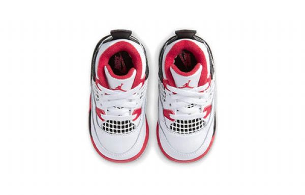 Nike Air Jordan 4 Retro Og Td Sko Til Børn Rød