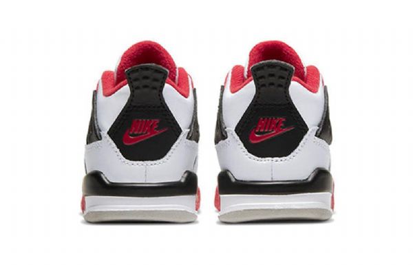 Nike Air Jordan 4 Retro Og Td Sko Til Børn Rød