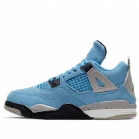 Nike Air Jordan 4 Retro Ps Basketball Sko Til Mænd Blå