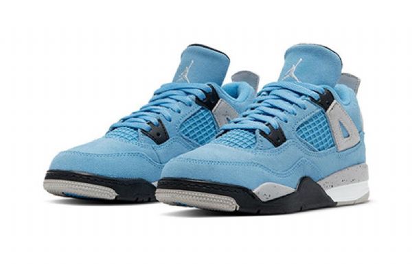 Nike Air Jordan 4 Retro Ps Basketball Sko Til Mænd Blå