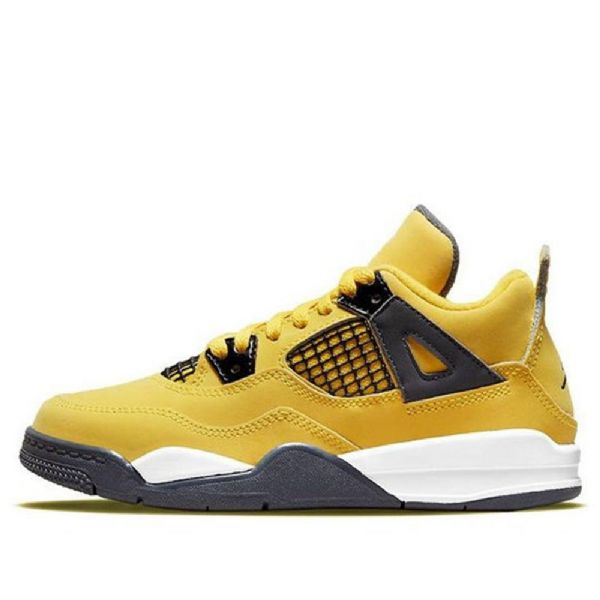 Nike Air Jordan 4 Retro Ps Basketball Sko Til Mænd Gul