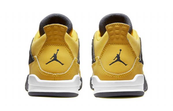 Nike Air Jordan 4 Retro Ps Basketball Sko Til Mænd Gul