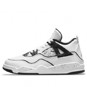 Nike Air Jordan 4 Retro Ps Basketball Sko Til Mænd Hvid