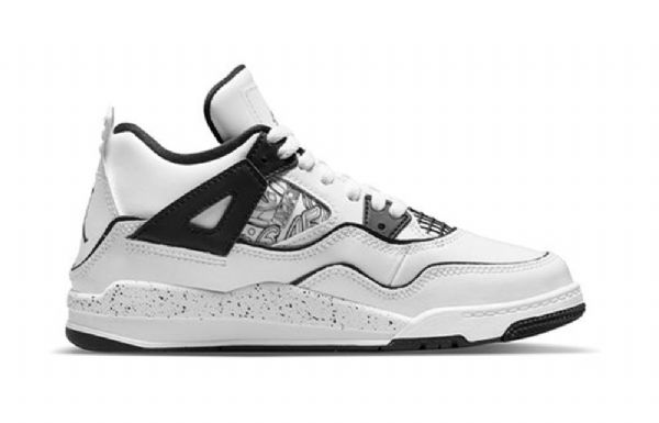 Nike Air Jordan 4 Retro Ps Basketball Sko Til Mænd Hvid