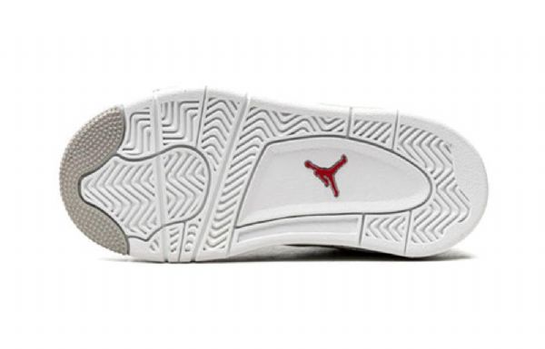 Nike Air Jordan 4 Retro Ps Basketball Sko Til Mænd Hvid