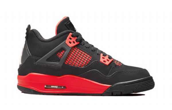 Nike Air Jordan 4 Retro Ps Basketball Sko Til Mænd Rød