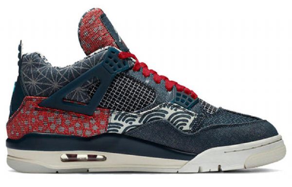 Nike Air Jordan 4 Retro Se Basketball Sko Til Mænd Mørkeblå Blå
